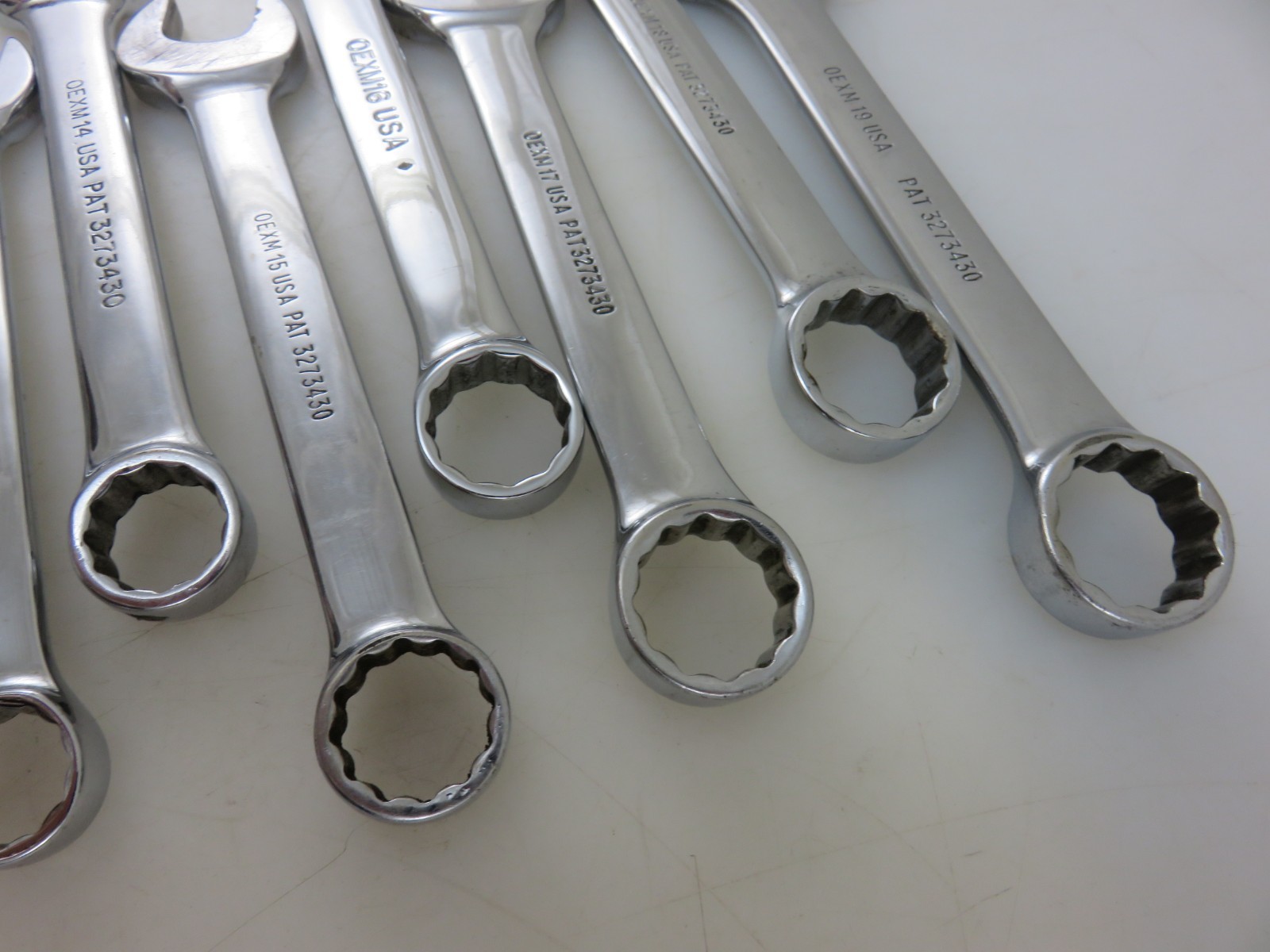 Snap-On OEXM SHORT Metric Combination Wrench 6mm-18mm 14pc Set Vintage USA