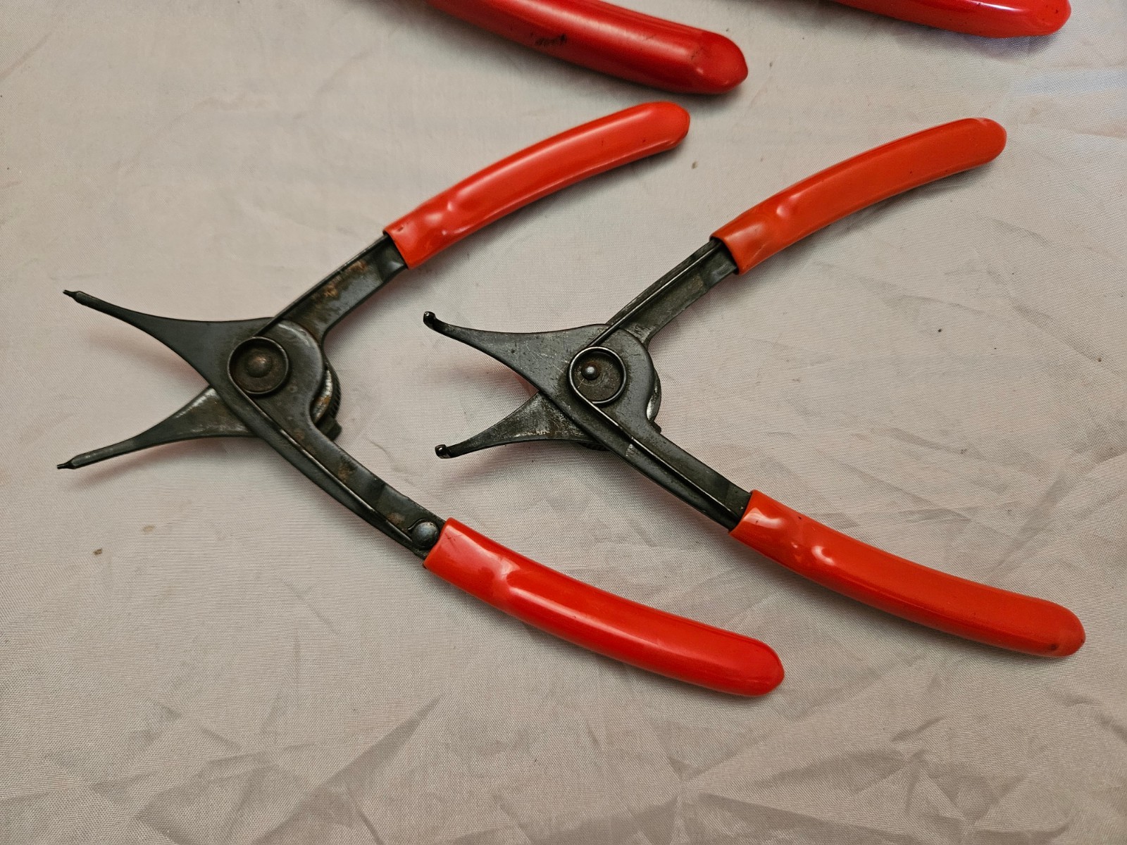 Snap-on 4 Piece Convertible Internal External Snap Retaining Ring Pliers Set TB