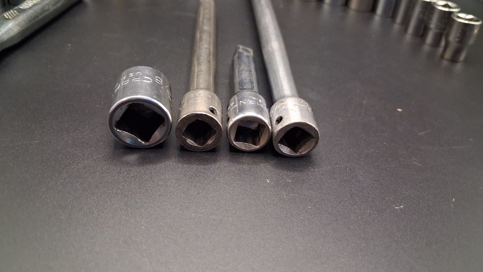 Craftsman Standard Metric Sockets Extensions 6 Point 12 point Vintage Made In US