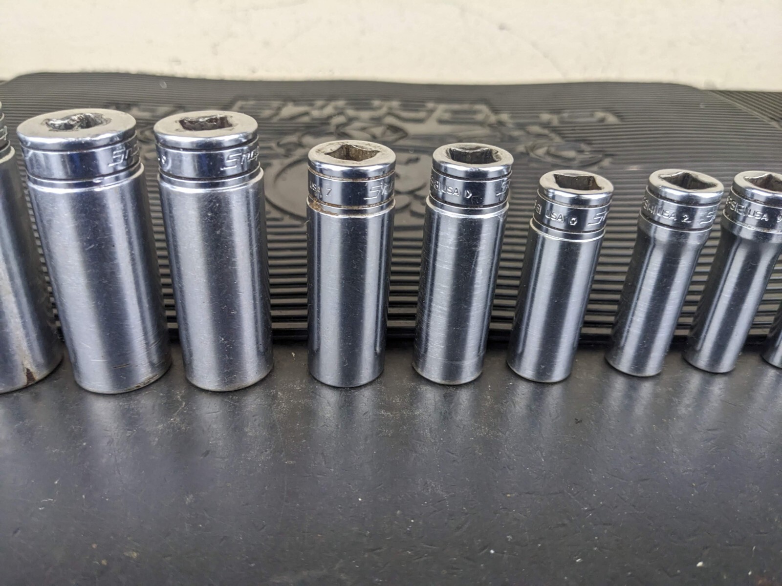 #bg224 Snap on Tools 211SFSY 3/8″ Drive Deep Chrome Socket Set Socket Set