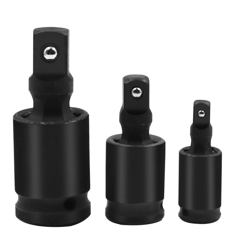 Premium Impact Universal Joint Socket Swivel Set 3-Piece Ball Spring Design