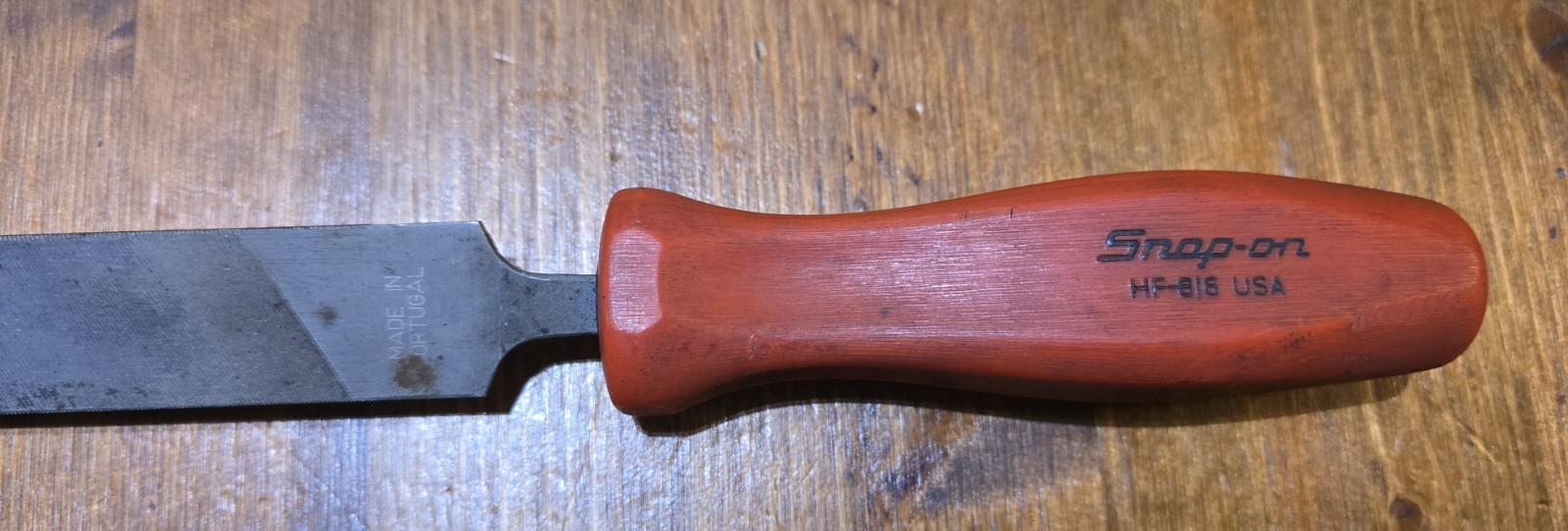 SNAP-ON Red Handle File HF-616 USA – File Made In Portugal