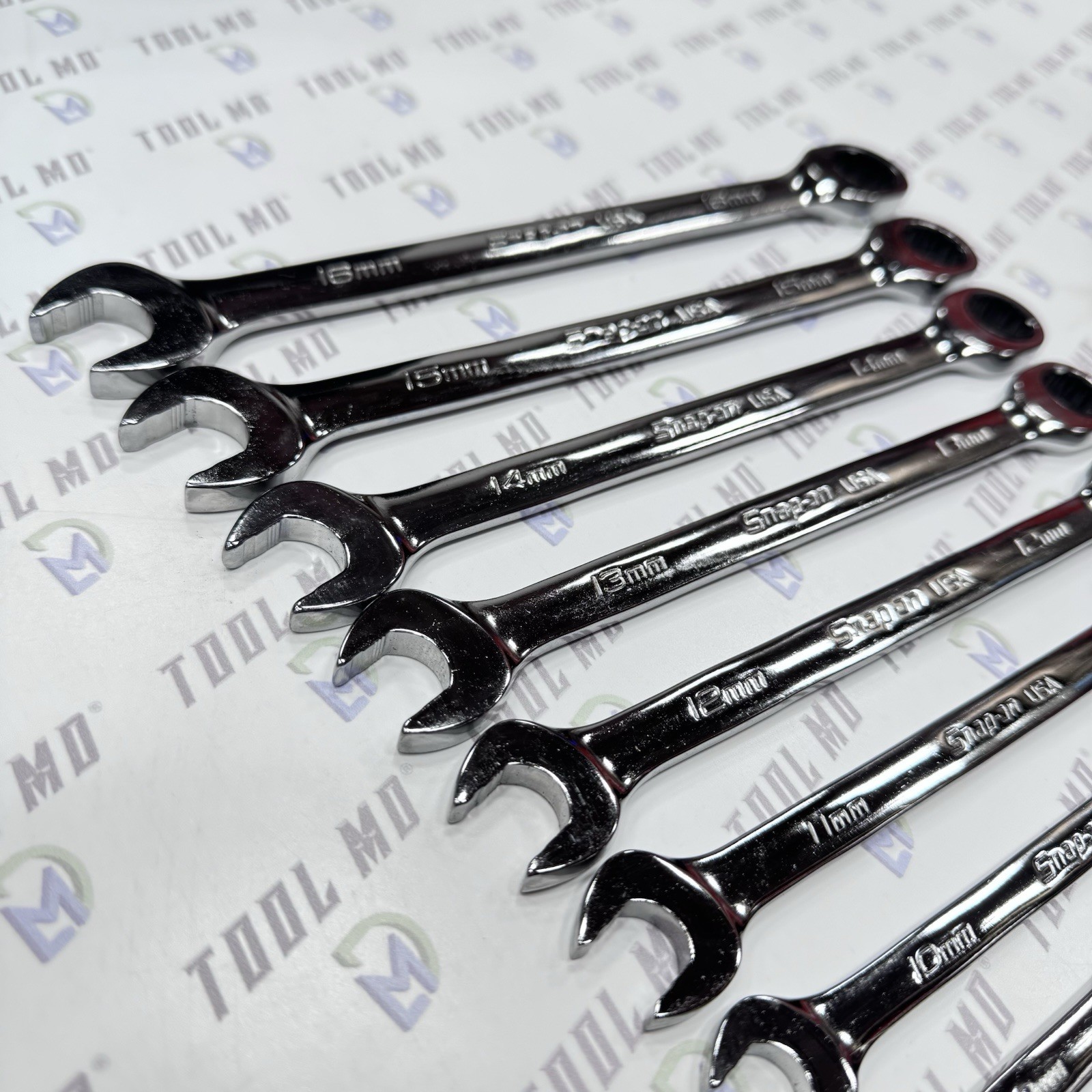 Snap-on Tools NEW 17pc 0° Offset Non-Reverse Ratchet Wrench Foam Set SOXRM01FBA