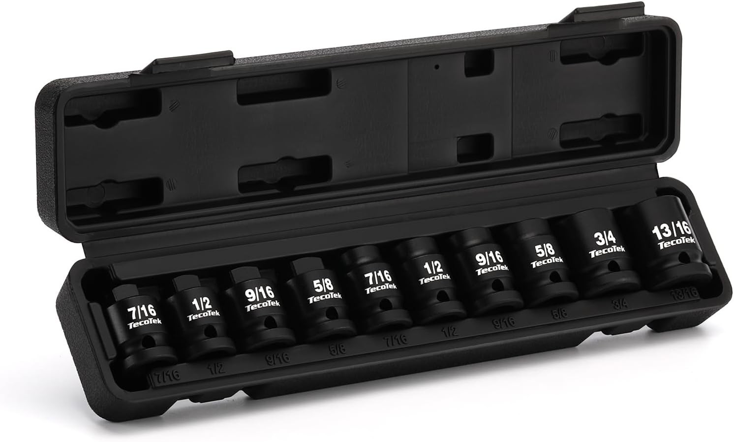 1/2″ Drive Pipe Plug Socket Set, Square Drive Socket, 10-Piece, SAE, 4 Point Soc
