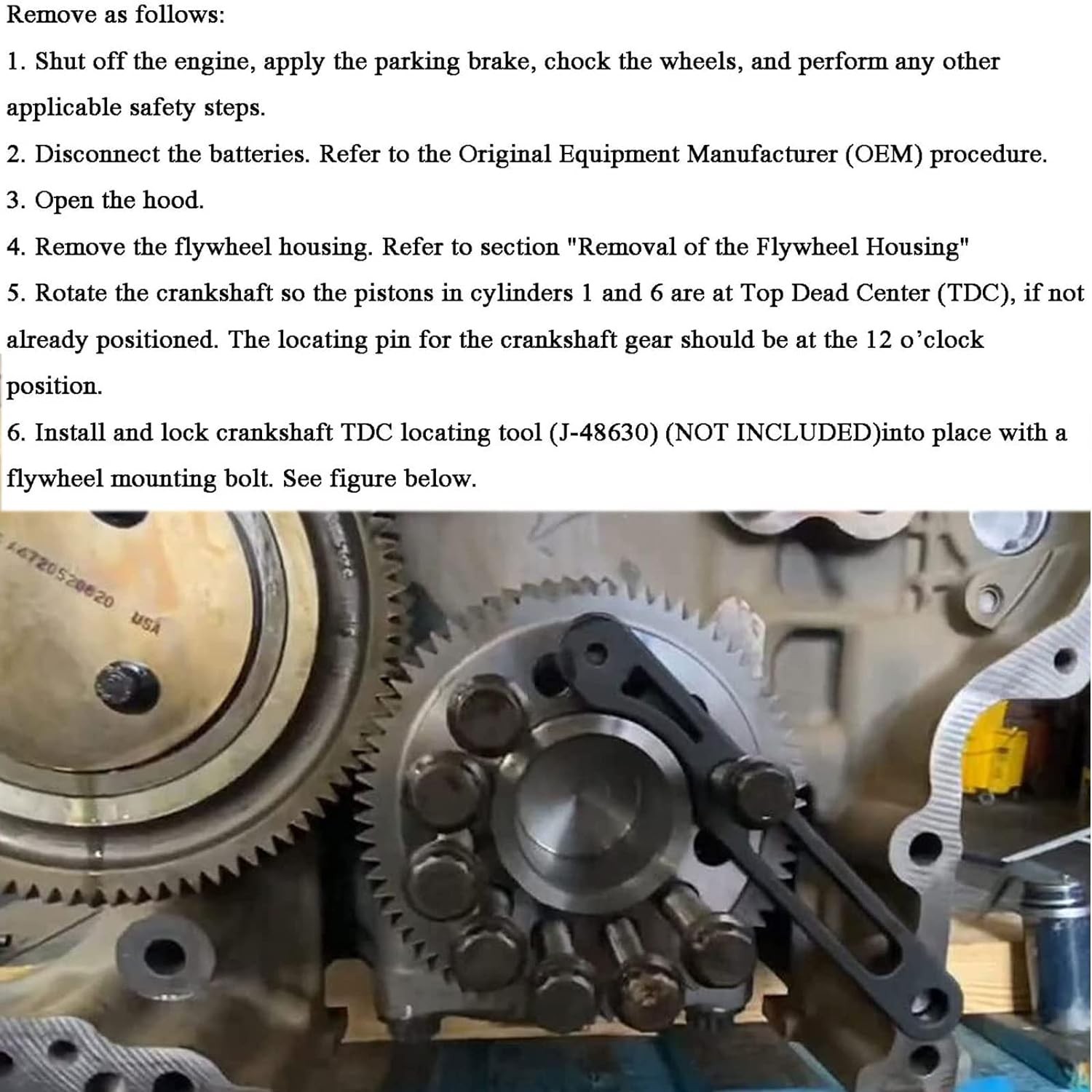 For Detroit Diesel DD13/15 Idler 3 Cantilever J-47487+TDC Locating Tool J-48630
