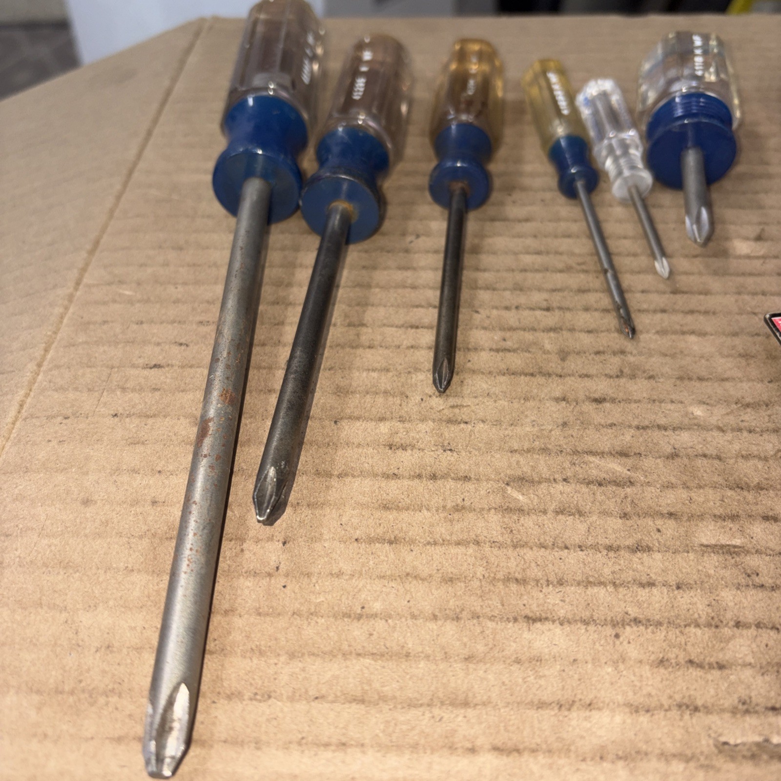 Vintage Craftsman 14 Piece Philips, Flat-Head, Scratch Awl, Finger Bit Drive