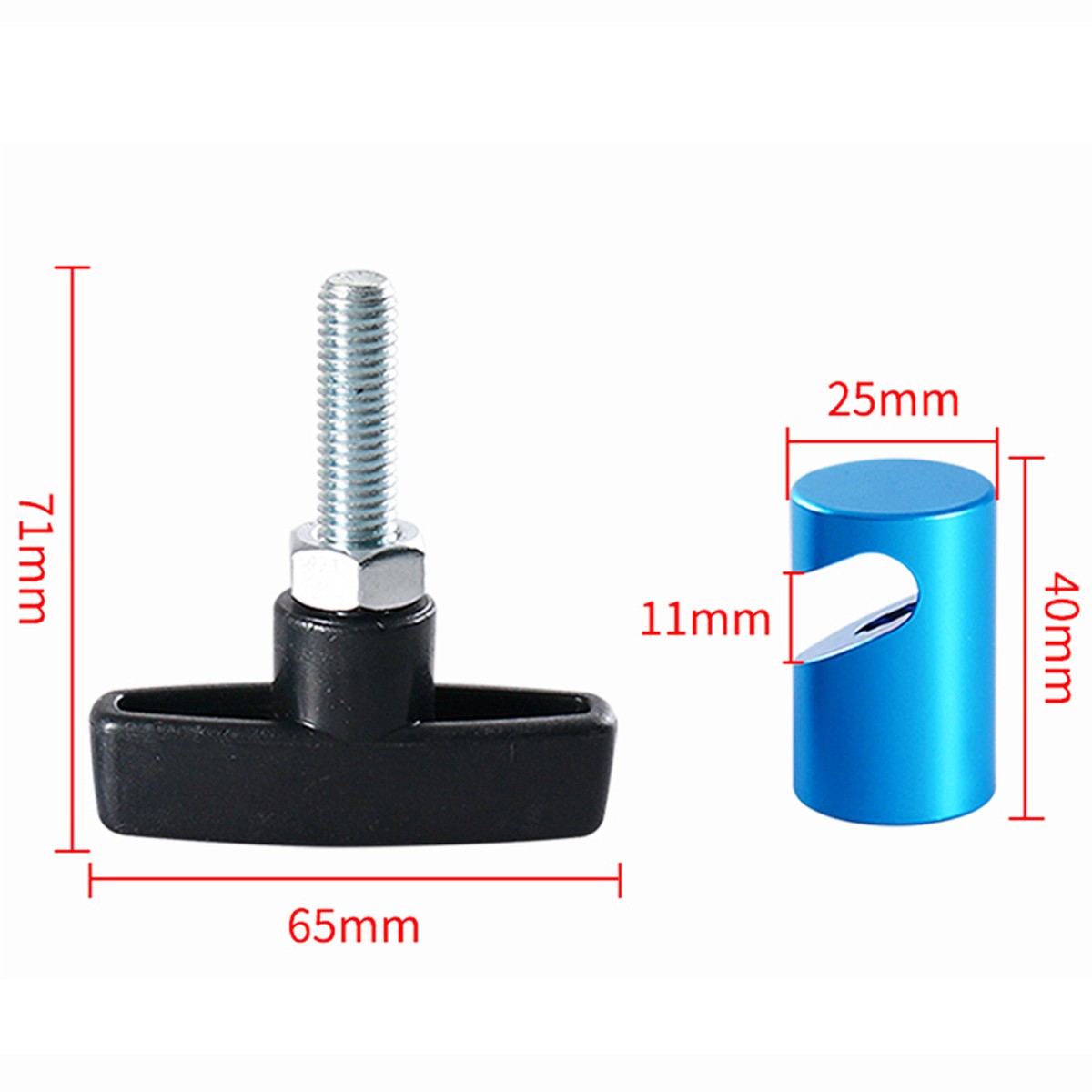 2PCS Automotive Hood Lift Rod Support Clamp Prop Strut Stopper Repair Fixed Tool
