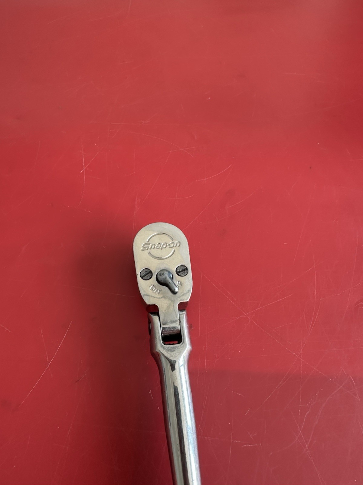 Snap On 1/4 Drive Dual 80 Technology Extra-Long Handle Flex-Head Ratchet TLLF72.