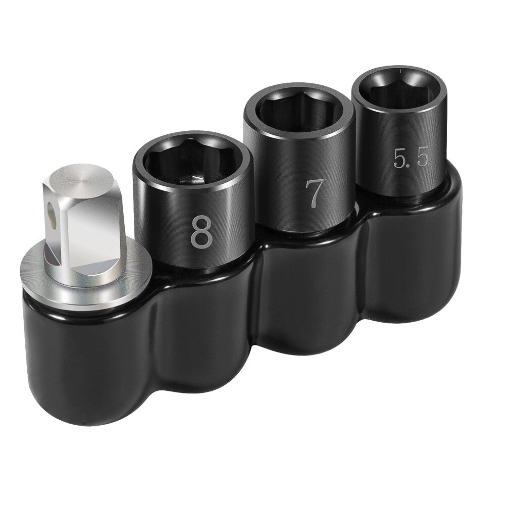 64180 Actuator Motor Wrench Tool Set with 5.5mm 7mm 8mm Socket 5 Pieces