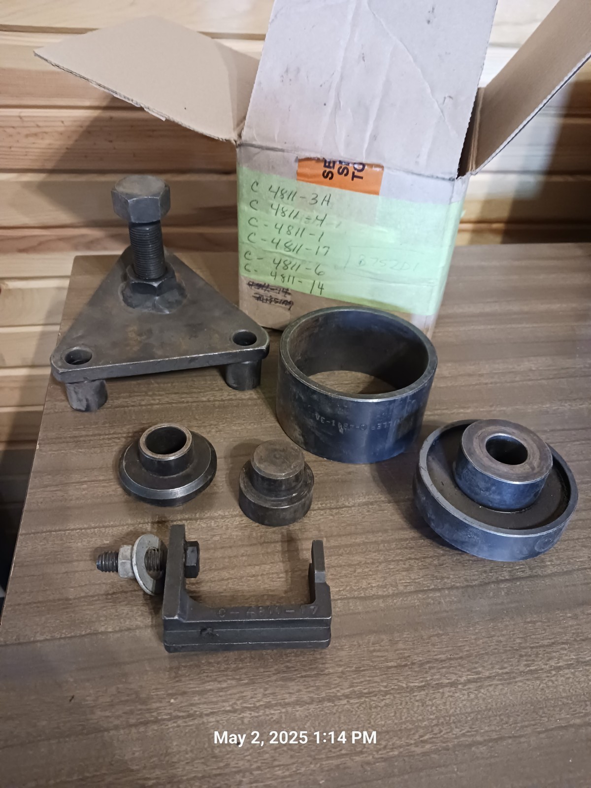 Miller Tool C-4811-3A, 4, 1, 17, 6, 14 Puller Kit Mopar Dealer Special Tool