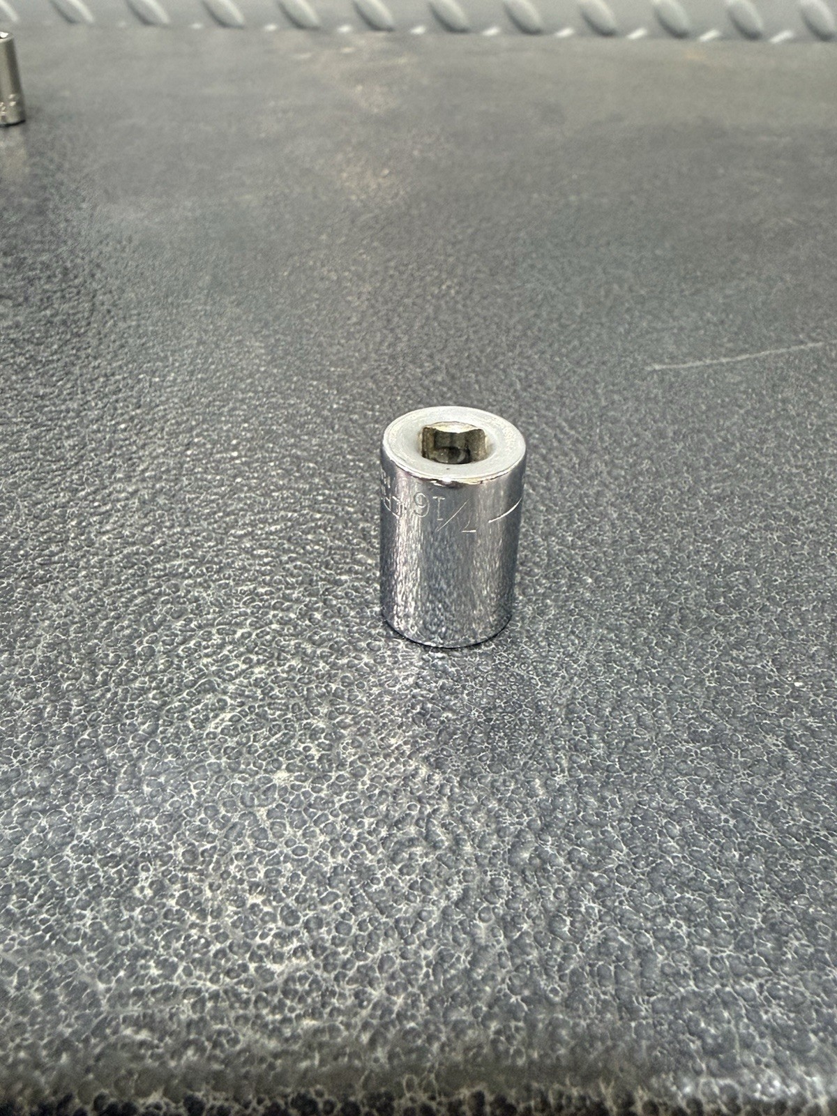 Vtg 7/16″ Craftsman G-Series Part 43498 1/4″ Drive 6-Point Socket USA Made