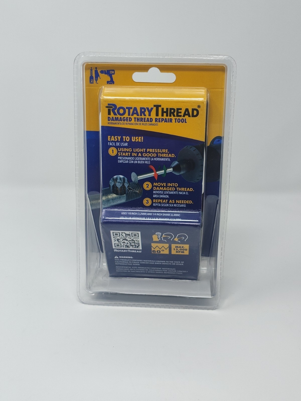 ROTARY THREAD Damaged Thread Repair Tool – Chase, Restore, Repair, and Clean