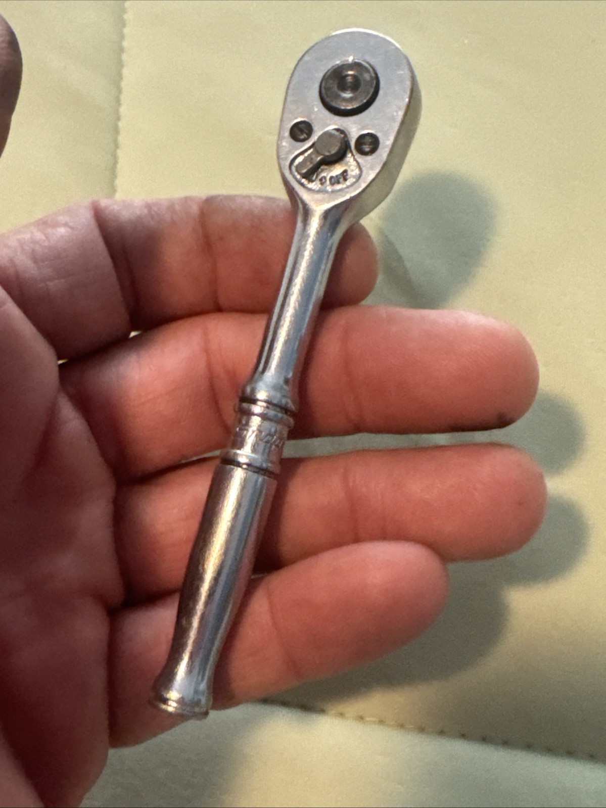 Snap On Tools 1/4″ Drive TM70C Ratchet Vintage Works VG Mechanics Tool