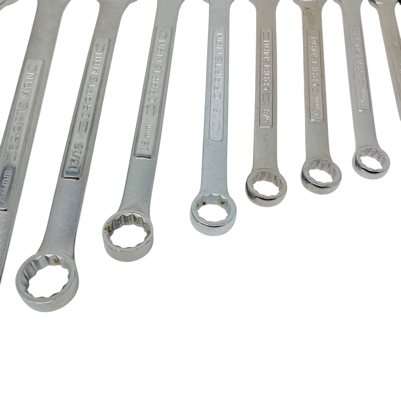 Craftsman USA Wrench Set Heavy Duty 1-1/4″ to 1/4″, Forged in USA, 13 Pcs