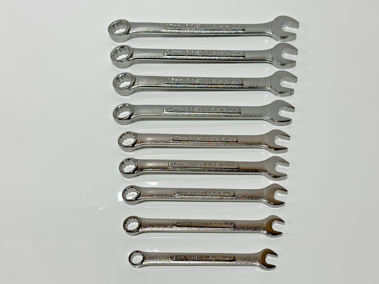 NEW Craftsman Tools USA 47001 VA 9pc Metric 9mm to 17mm Combination Wrench Set