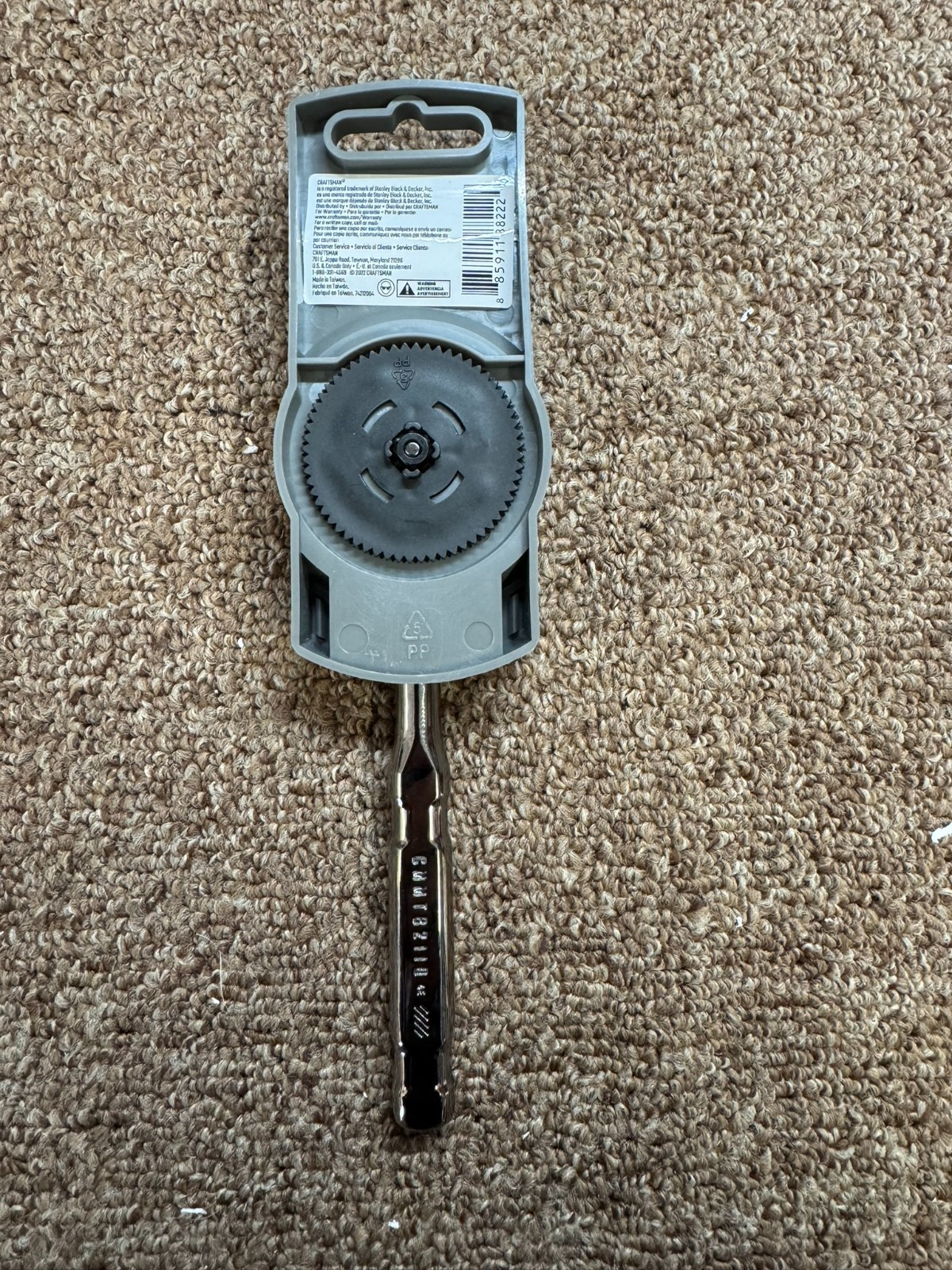 NEW Craftsman Overdrive 180-Tooth 1/4-in Drive Gunmetal Ratchet – $39 at LOWES