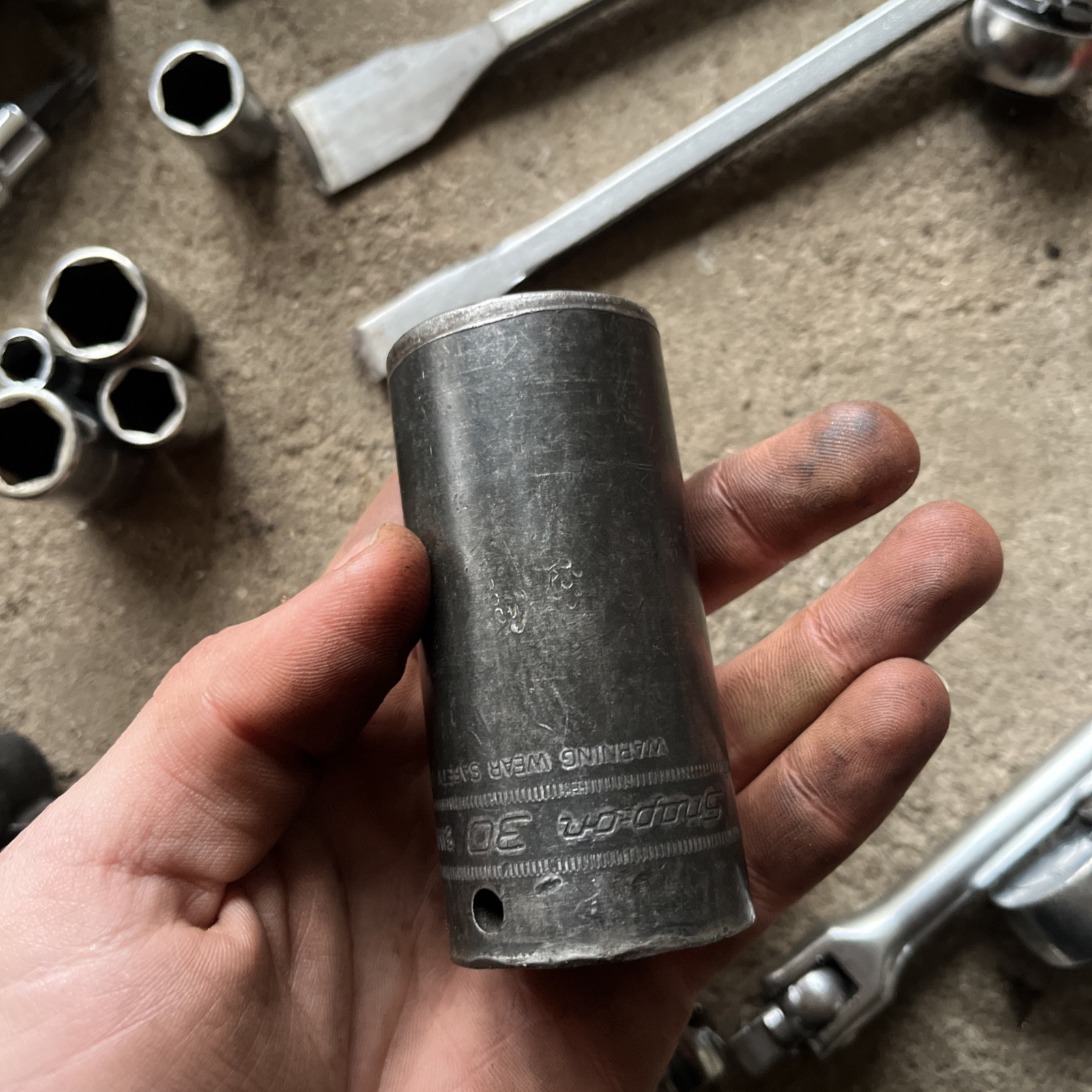 Snap On Tools SIMM300 30mm Metric Deep Impact Socket 1/2″ Drive 6 Point USA