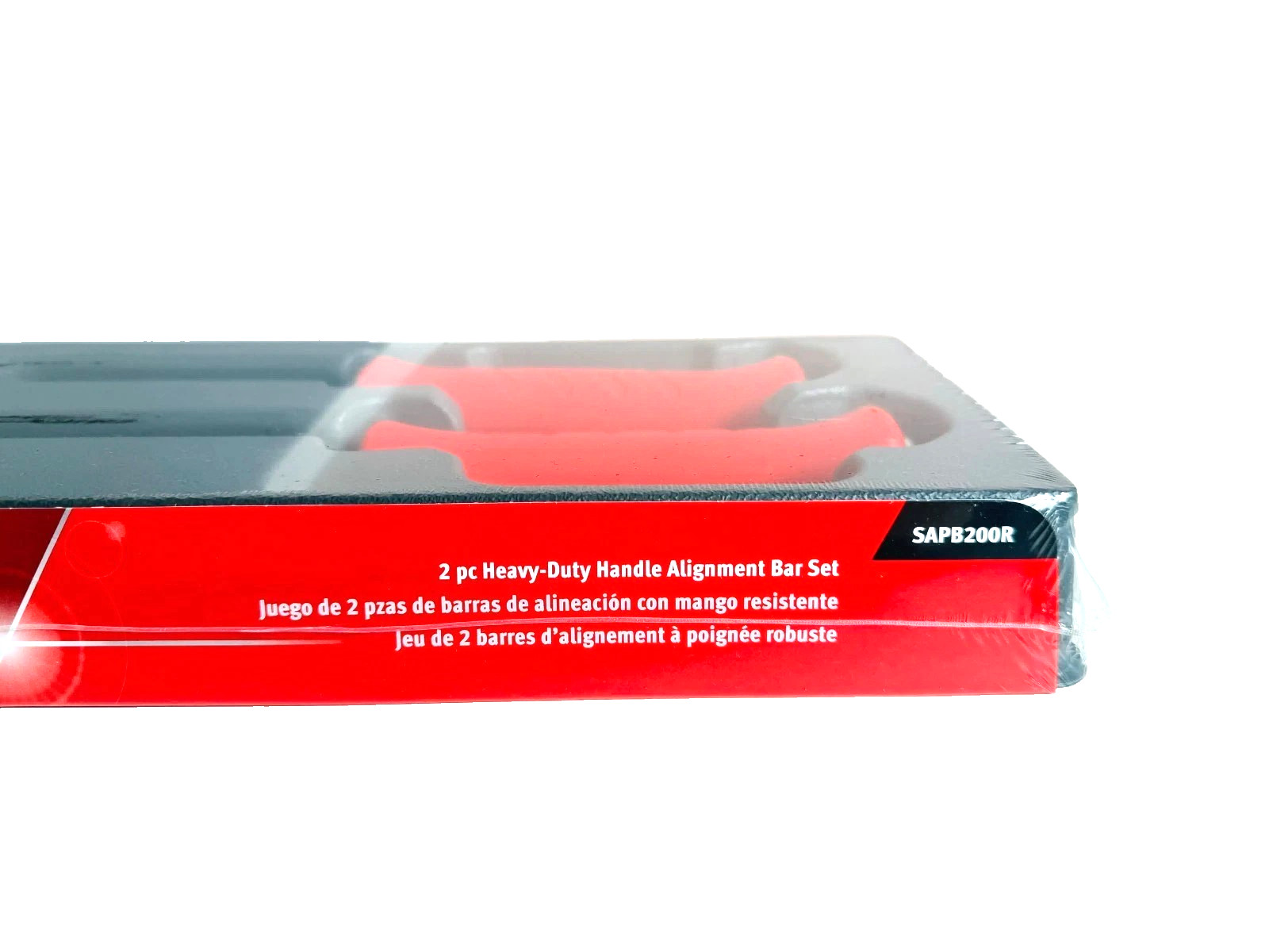 NEW Snap-on™ 2-pc Red Heavy-Duty Handle Alignment Striking Prybar Set SAPB200R