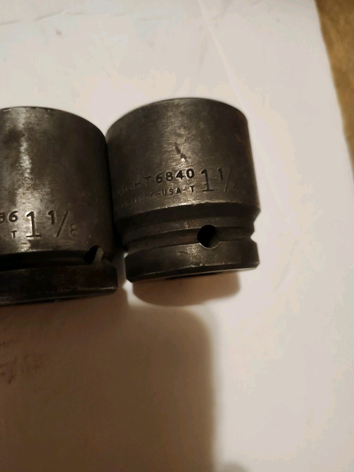 7 Wright Tool 3/4 Impact Socket Lot 13/16 7/8 15/16 1 1/8,1 1/16,1 1/4