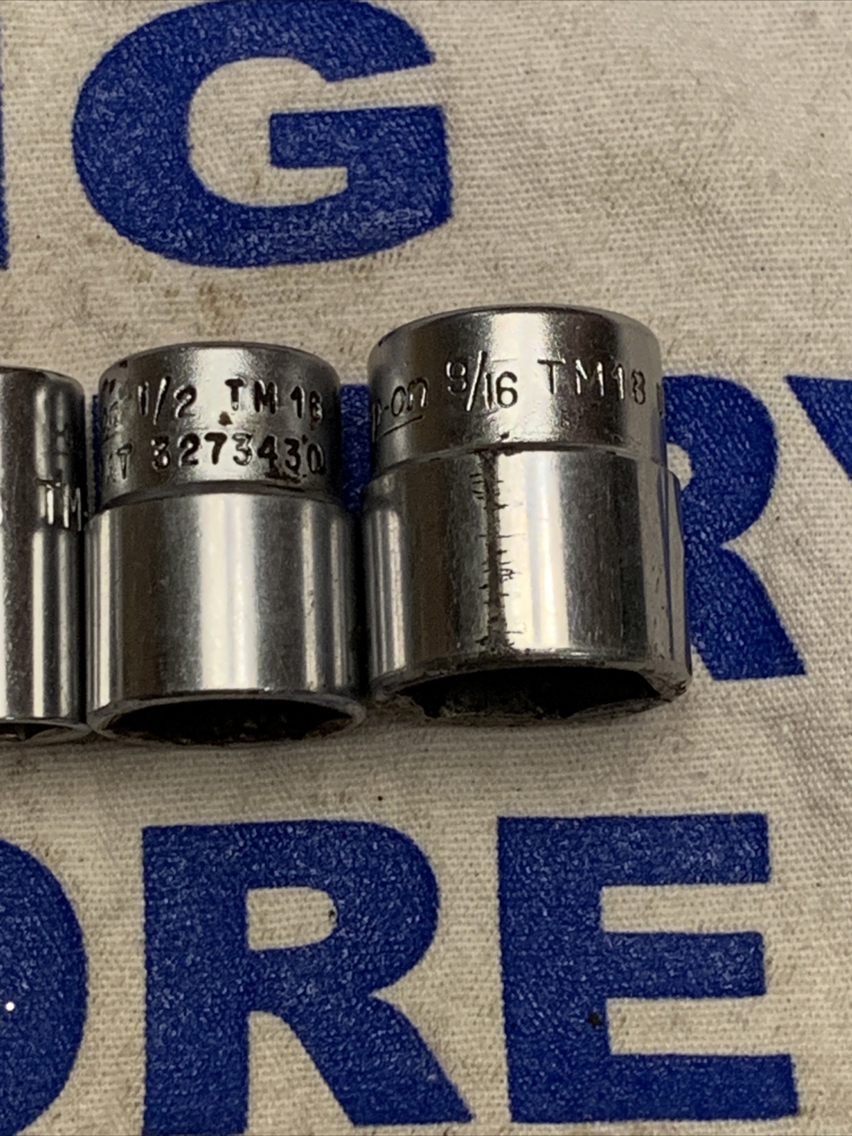 Snap-on Tools USA 1/4″ Drive 6pt 5pc Chrome Sockets 3/16″ – 9/16″ TM6-TM18