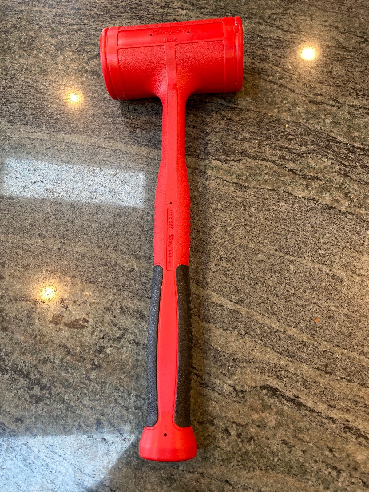 Snap On hbfe56 56 ounce soft grip dead blow hammer red
