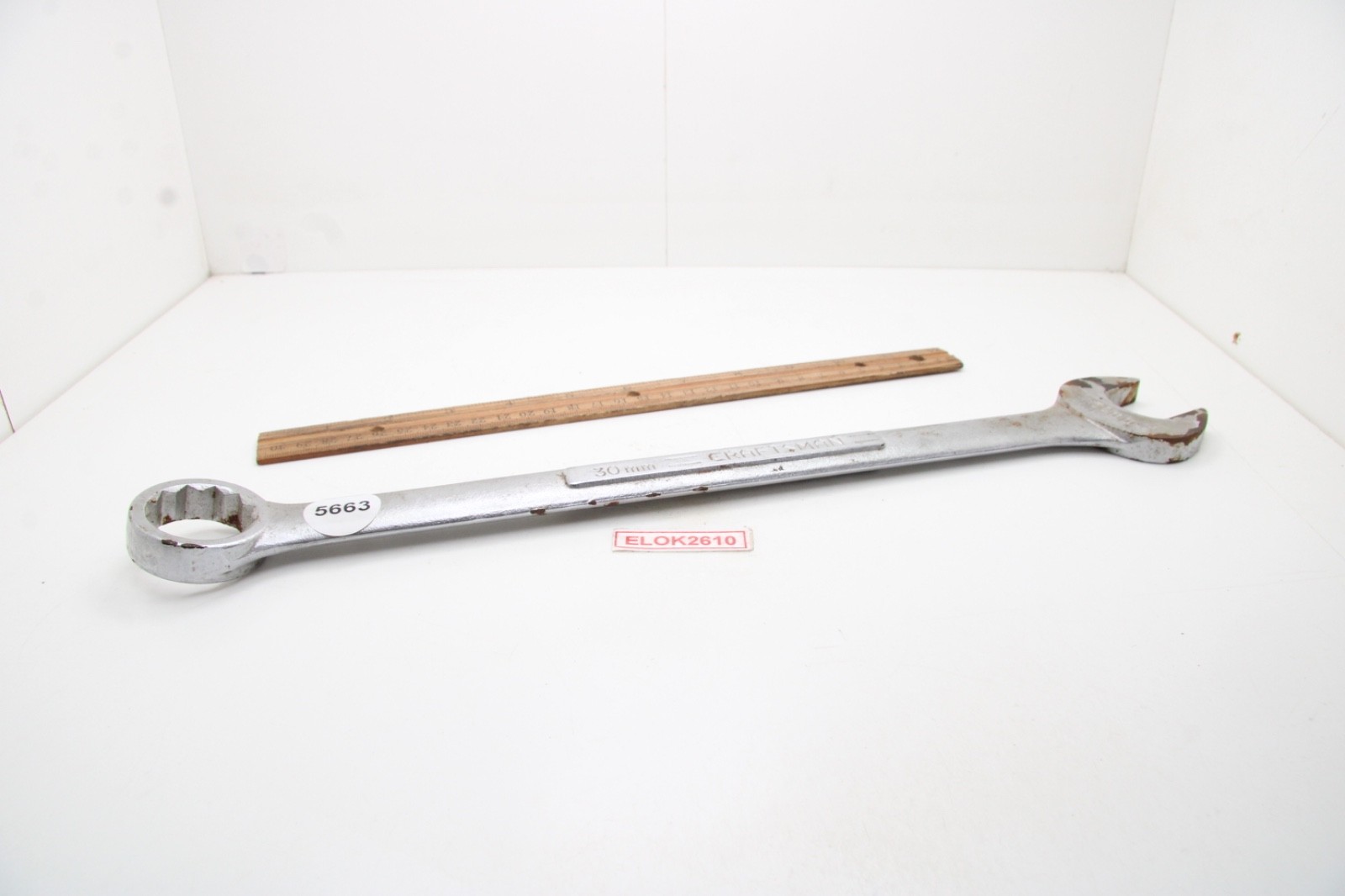 Craftsman V- 42935 30mm Metric Chrome 12 Point Combination Wrench USA