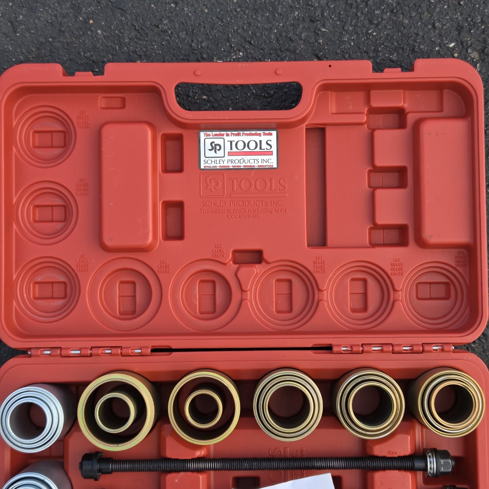 SP Tools Schley 29pcs Universal Bushing Removal Install Kit