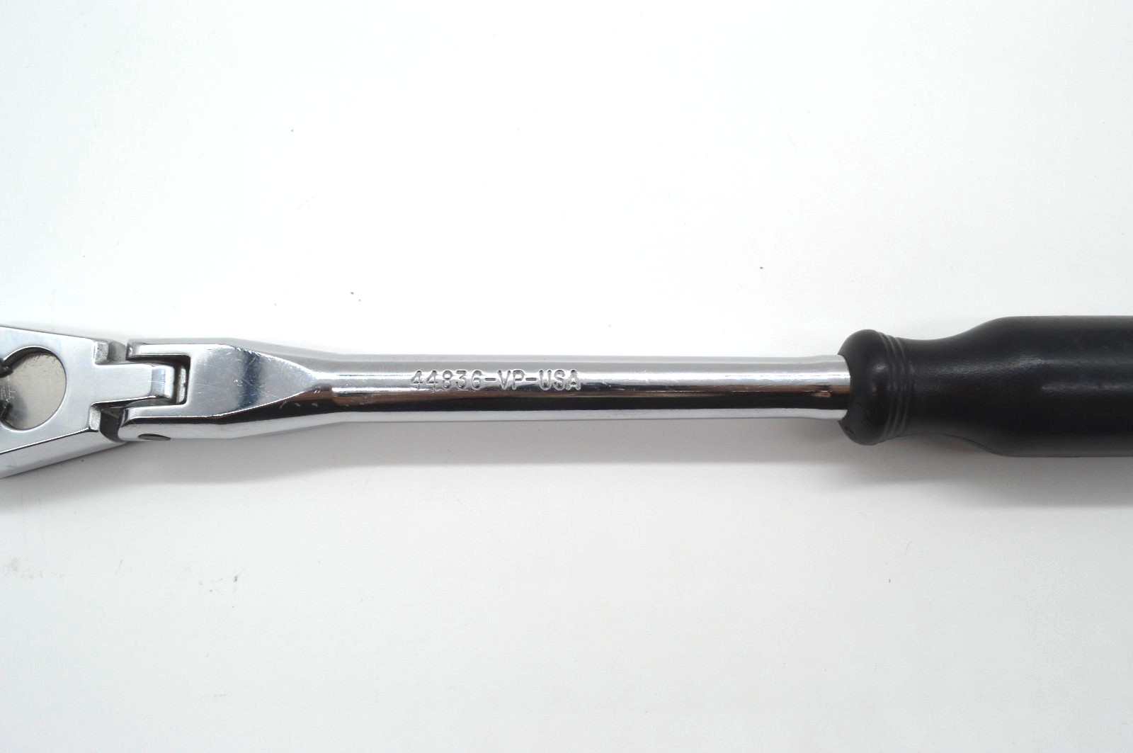 NOS SEARS Craftsman 12″ Flex Head Ratchet 3/8″ Drive Black Handle 44836 -VP- USA
