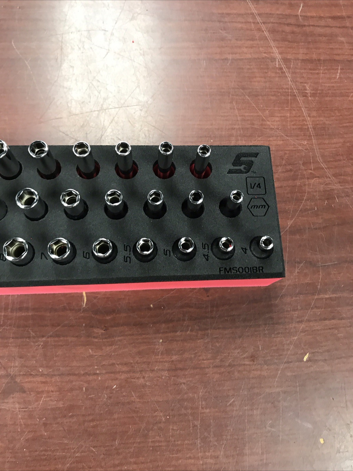 Snap-On (TMM4-STMM15) 42pc 1/4″ Drive 6pt Metric Flank Drive Deep Socket Set