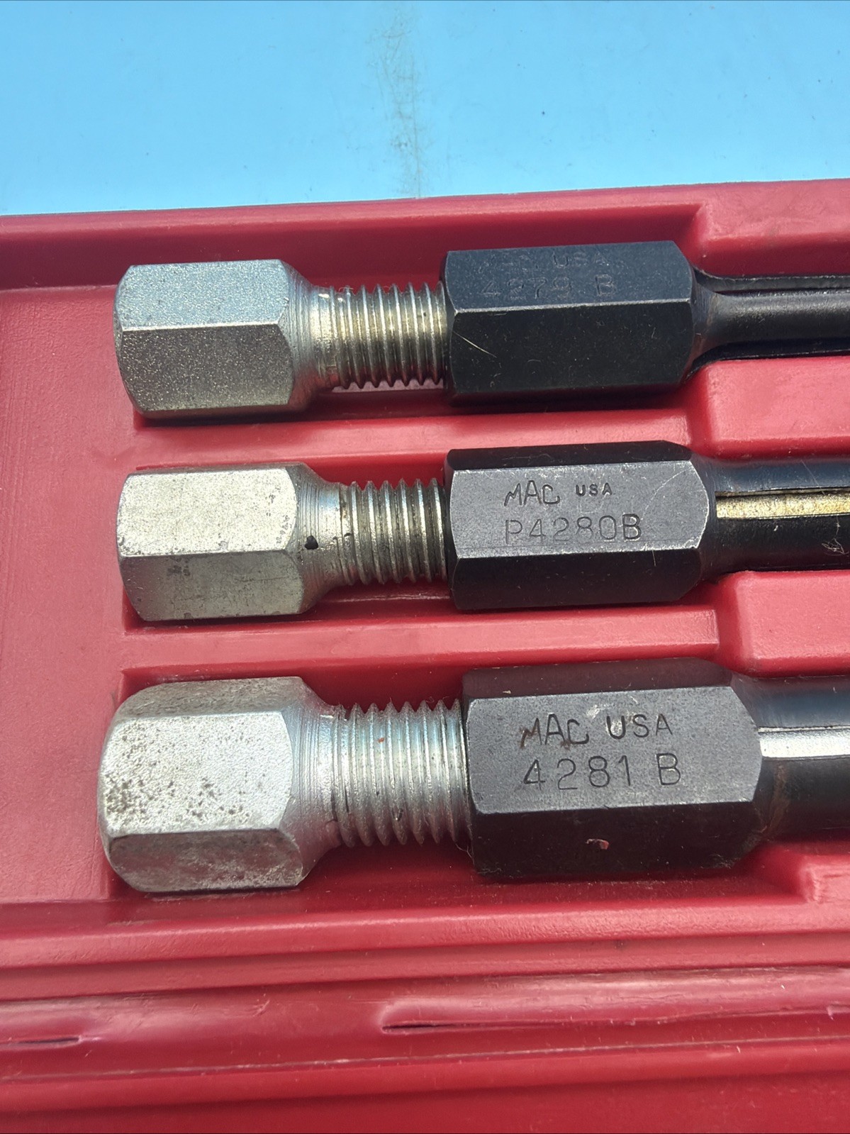 Mac Tools 3pc Blind Hole Bearing Adapter Puller Set for Slide Hammer PJPA USA