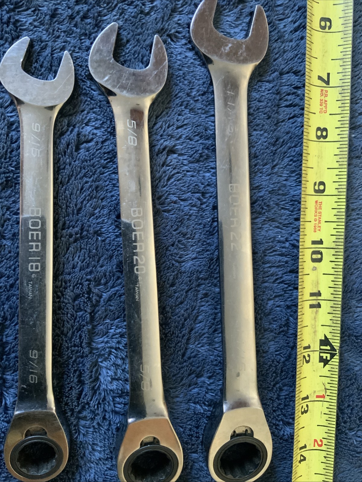 Blue Point Ratcheting Wrench Set, Sae, 6pc….see Pics…bbbb