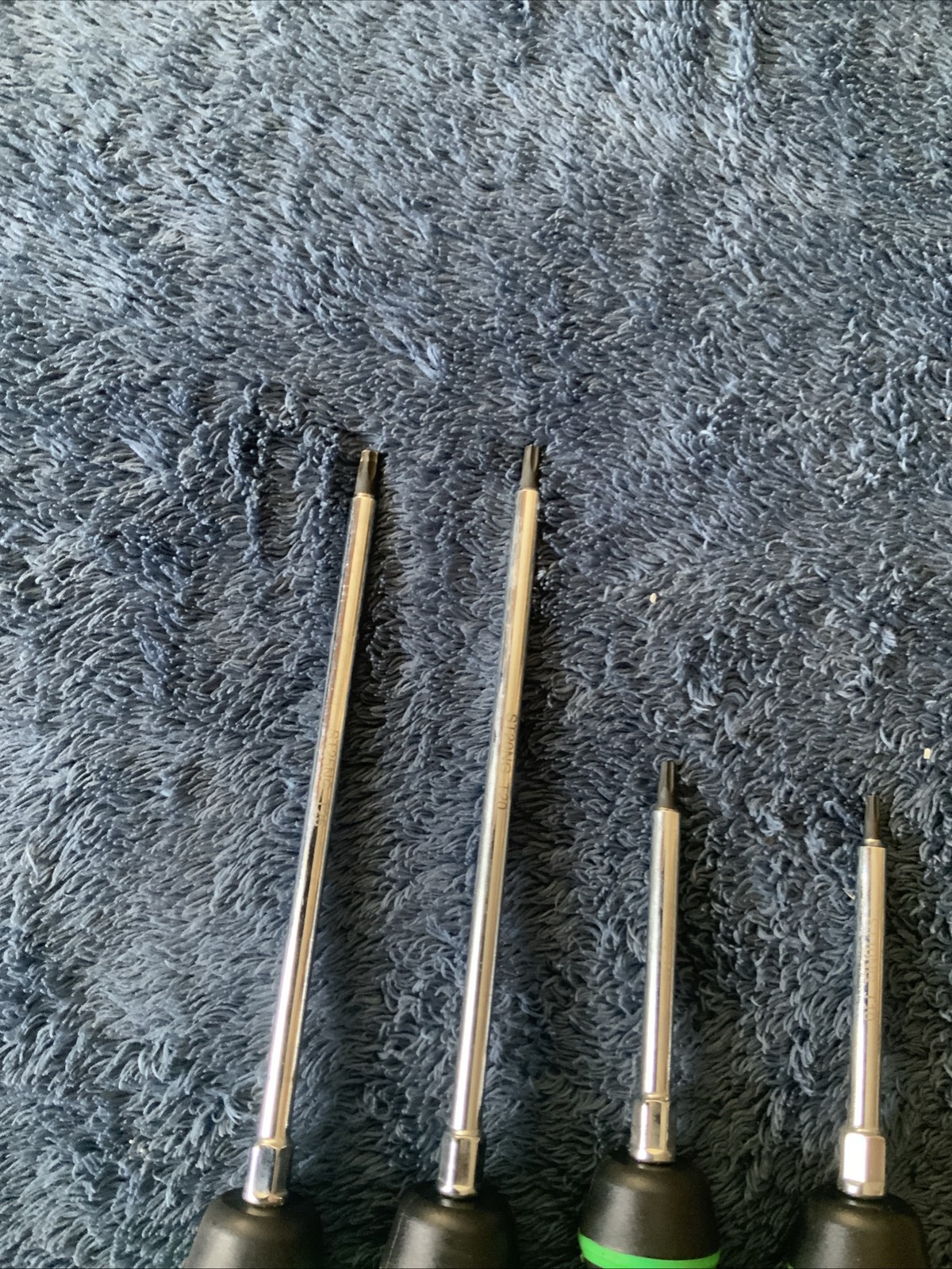 Mac Tools 4pc Torx Screwdrivers, Green, Tt25, T20, T15, T10…….