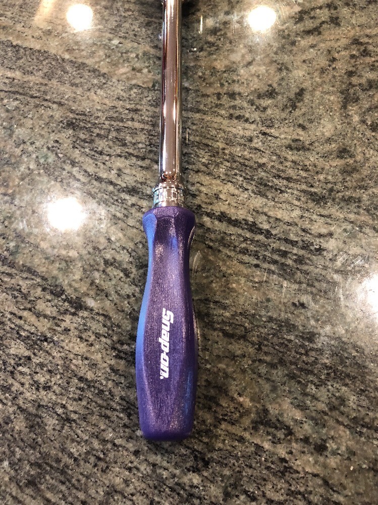 Snap On fhld80 dual 80 3/8 drive purple long hard grip ratchet