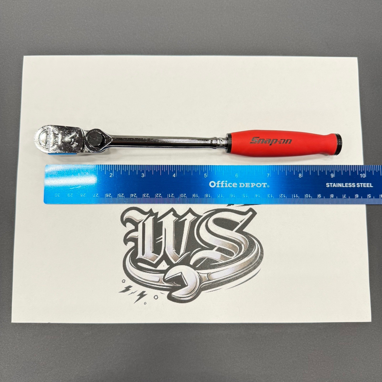 Snap-on Tools USA NEW REVERSE RED INDEXING 3/8″ Drive Compact Ratchet FHC72MP