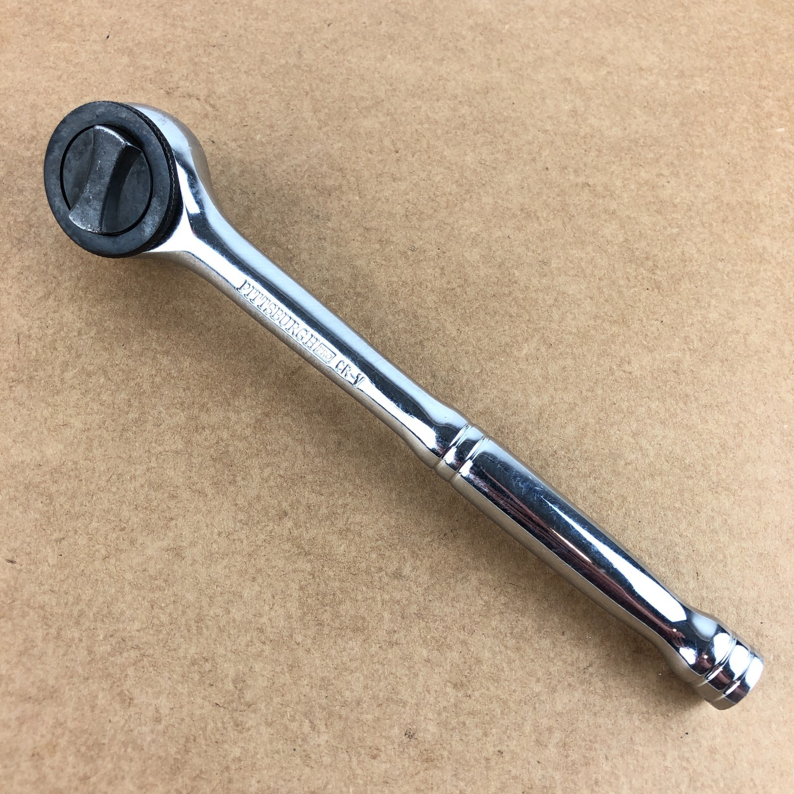 Pittsburgh Pro 3/8″ Drive Ratchet Reversible CR-V Chrome Vanadium Old
