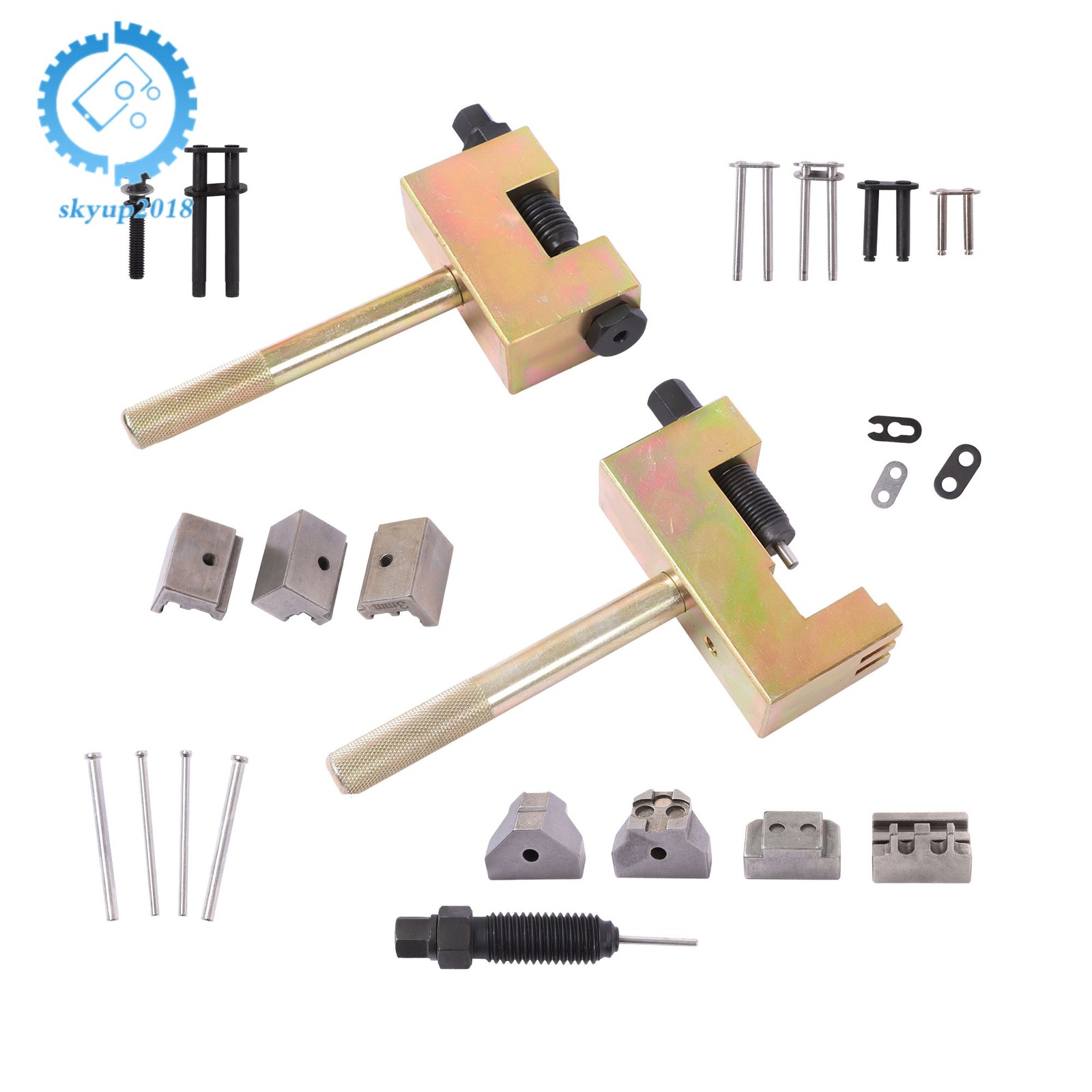 Engine Timing Chain Riveting Tool Kit For Mercedes Benz M274 M276 M271 M272 M273