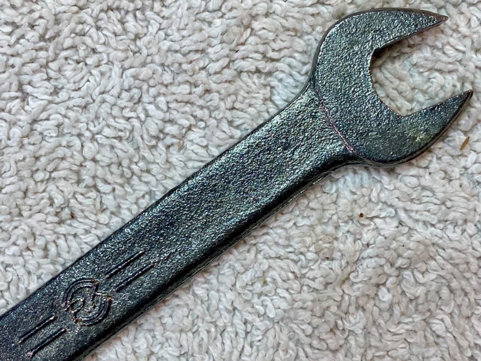 Vintage RK Honda Motors 10mm x 12mm Open-End Wrench No. 1211, Made in Japan