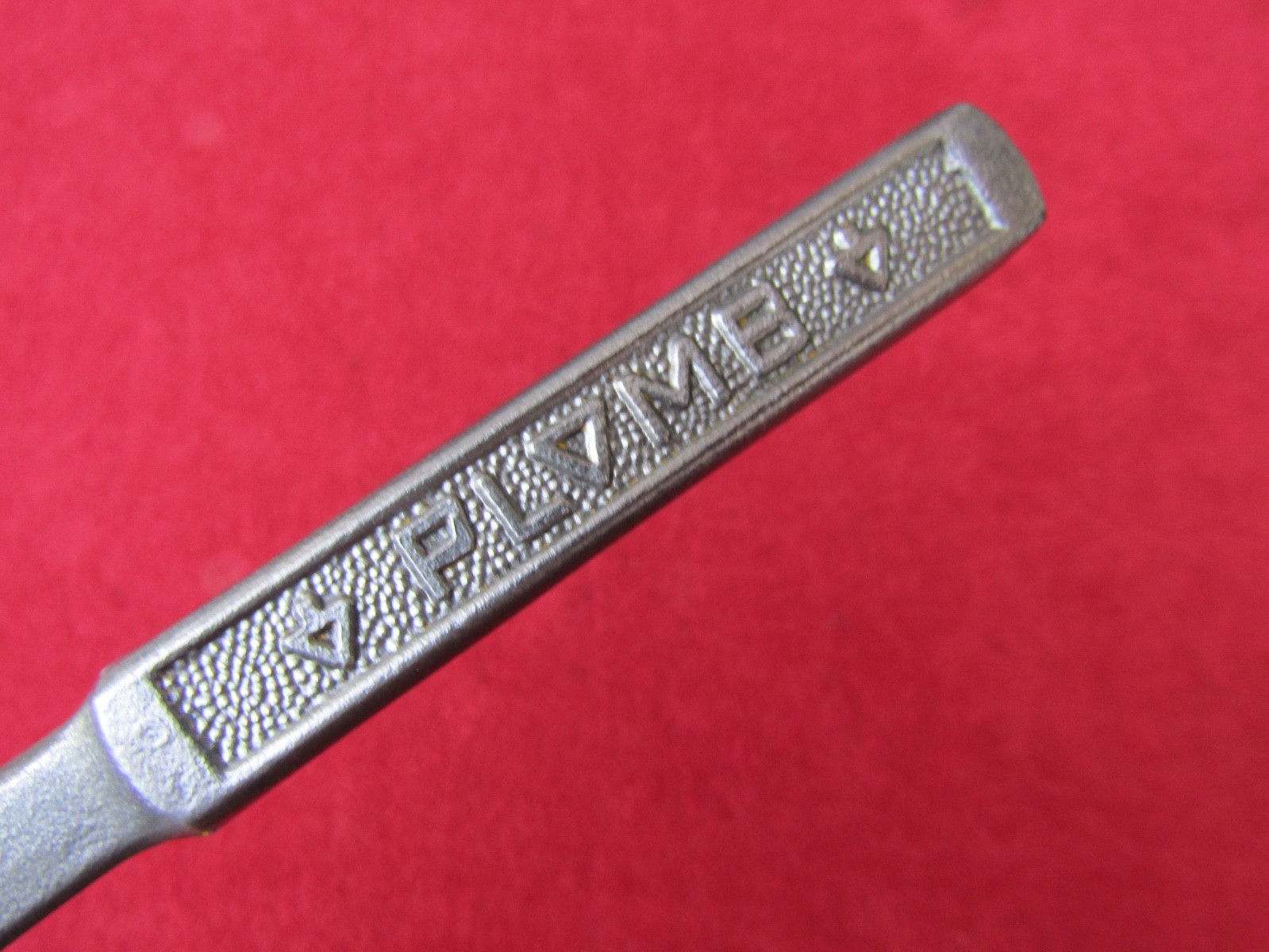 NICE Vtg Pre-1948 PLOMB Tools 3718 -9/16″ Flare Nut Wrench W/Pebbled Handle. USA