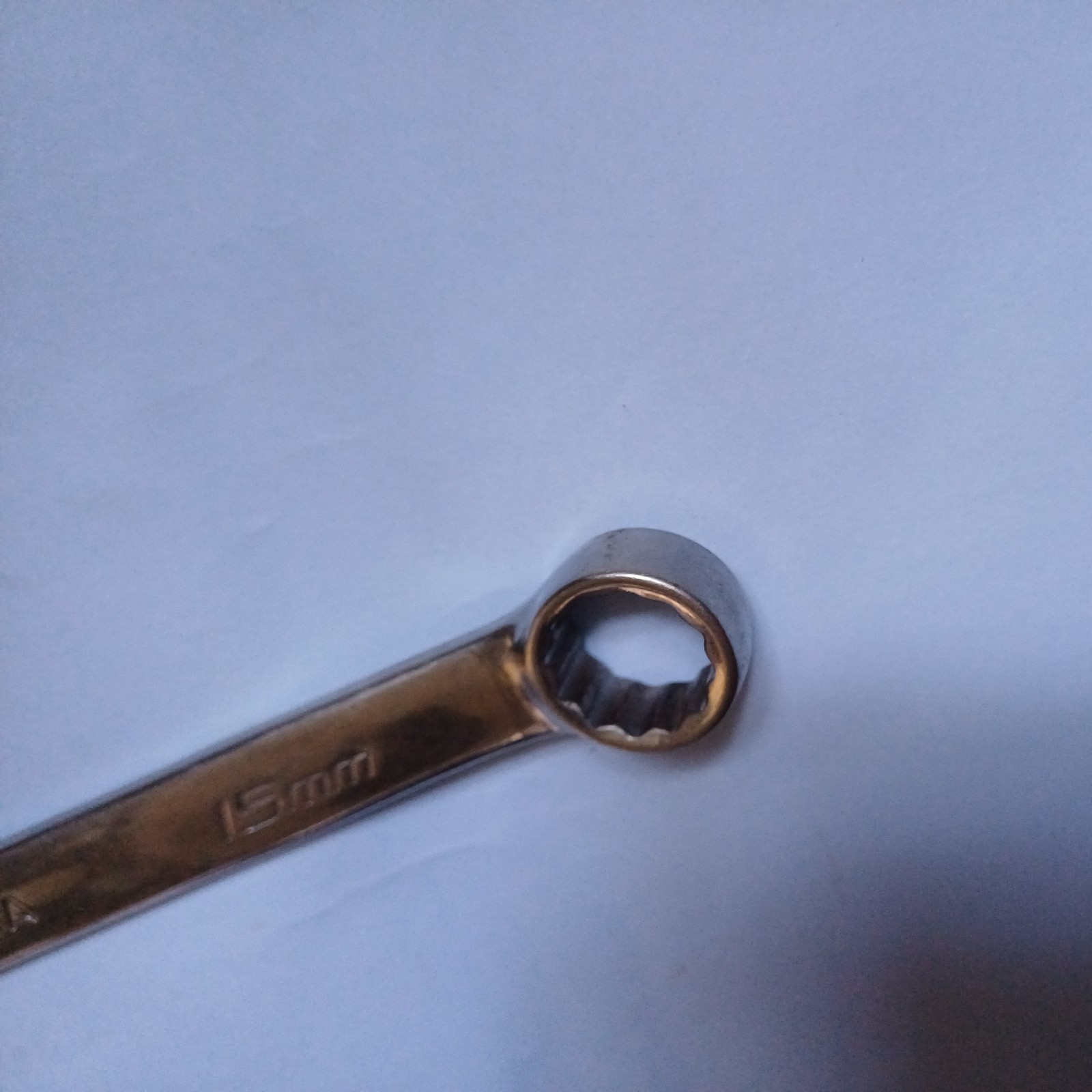 Snap On 15mm Flank Drive Plus Chrome Combination Spanner SOEXM15