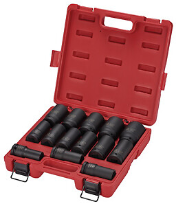 Sunex Tool 4638 3/4″ Dr. 14 Pc. Deep Sae Impact Socket Set