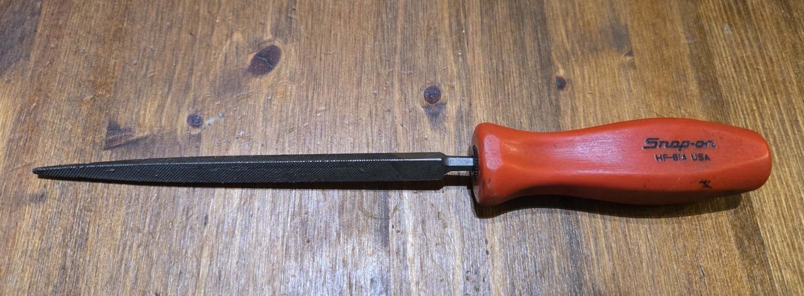 SNAP-ON Red Handle File HF-814 USA – File Unknown