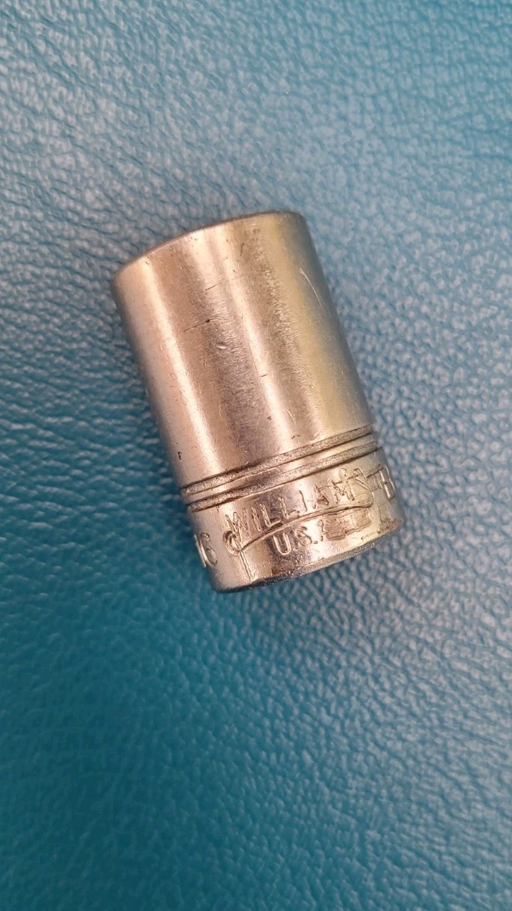 Williams 9/16″ Socket B-1218 3/8″-Drive 12-Point SAE MADE IN USA