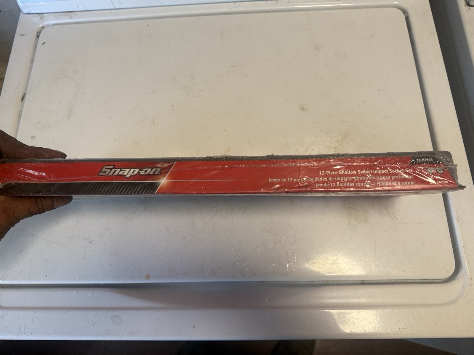 Snap-on NEW 12 Piece 1/2″ Drive 6-Point Metric Shallow Impact Swivel Socket Set