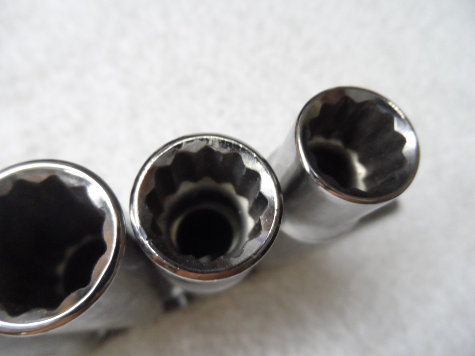 Craftsman 1/2″ Drive Metric MM Deep Socket Set 12pt, NOS USA 5 pcs (laser rail)
