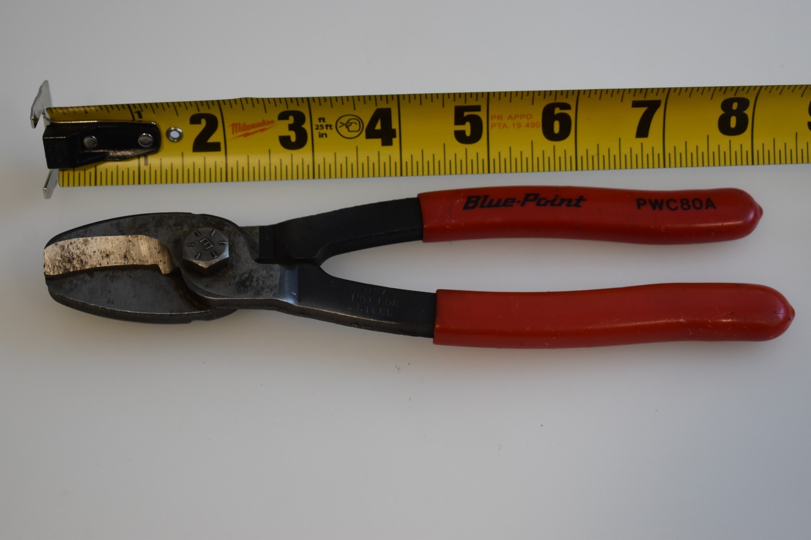 Blue Point Tools PWC80A 7-1/2″ Long Soft Grip Cable Cutter USA