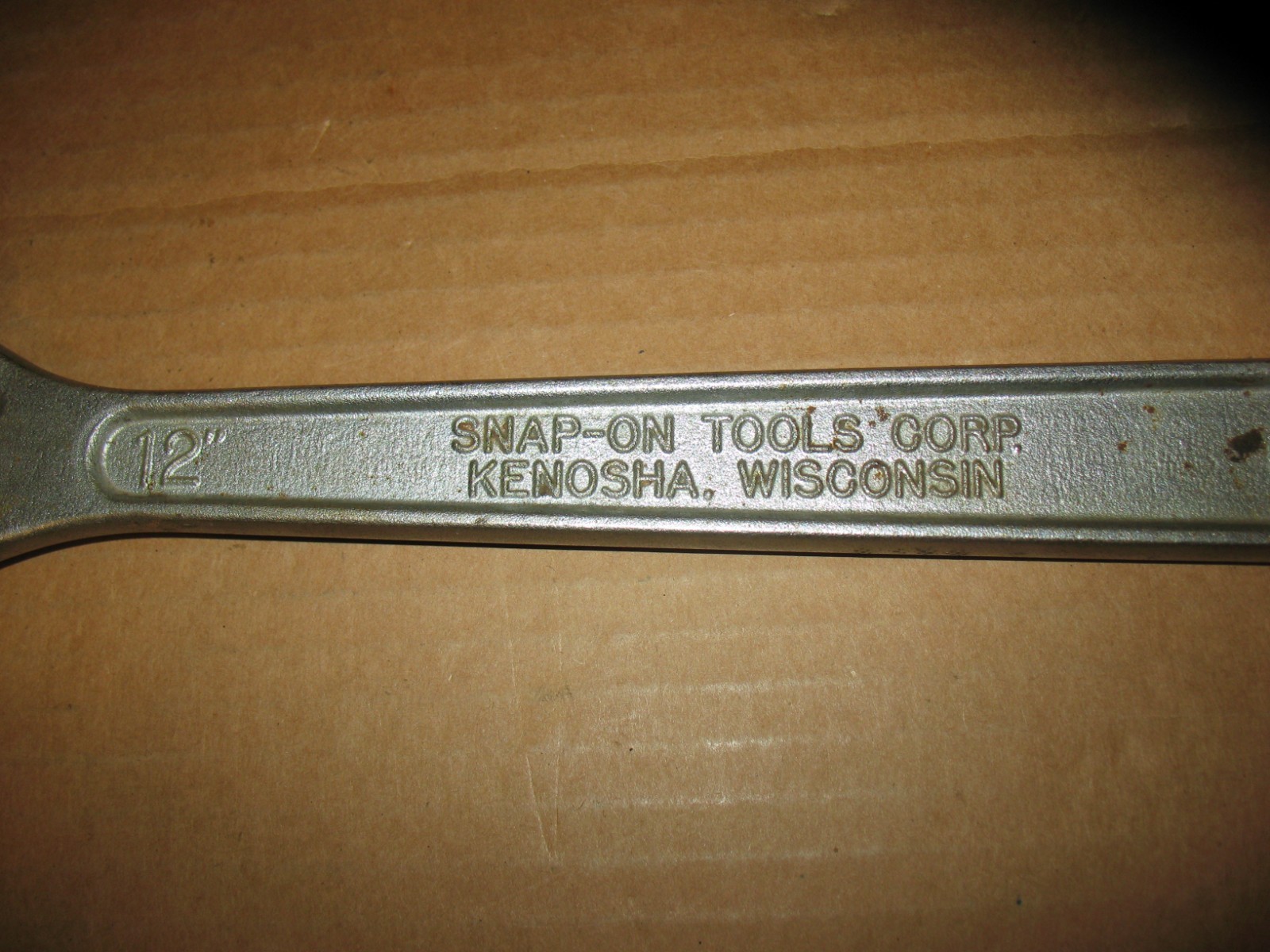 Snap On 12″ Adjustable Blue Point Cresent Wrench Used Tool Forged USA