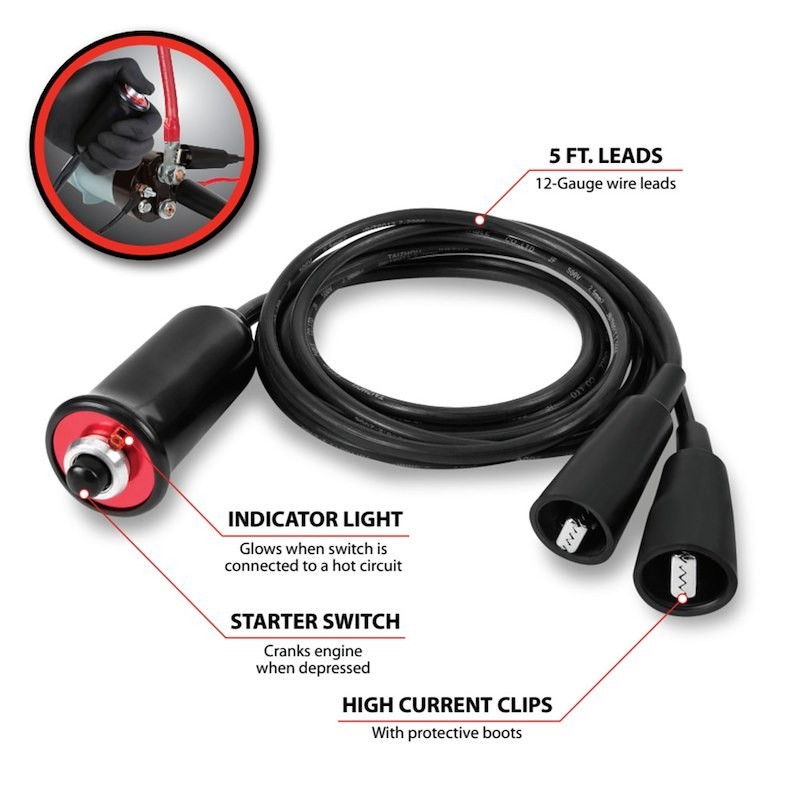 Performance Tool W80586 Heavy Duty Remote Starter Switch for Cars Trucks Engine