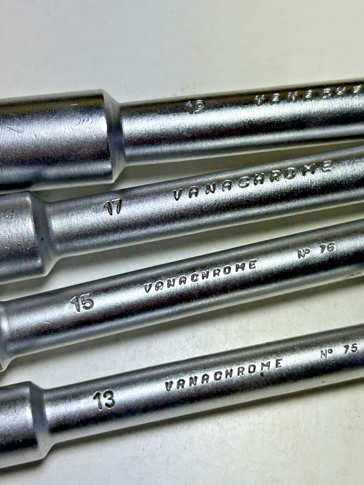 4x Facom No.76 / No.75 Open Ended Angle Wrench L Shape Made in France 13 – 19mm