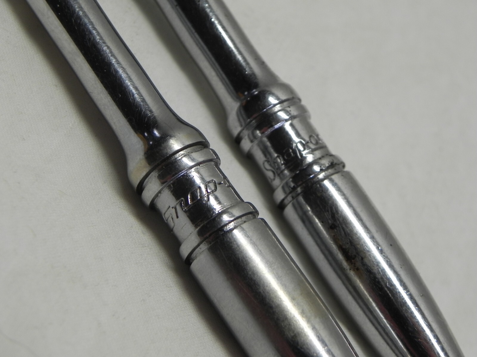 Snap-On TM70B & TM10F 1/4» Drive Ratchet & Breaker Bar Set