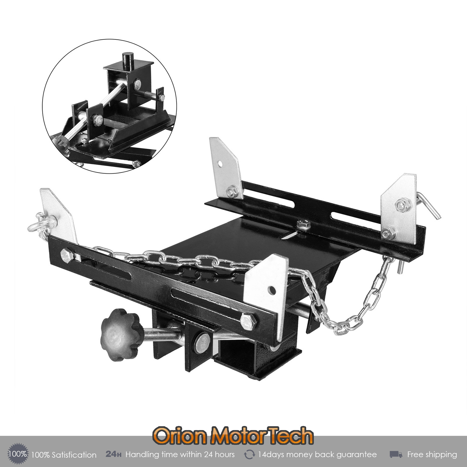 Heavy Duty Transmission Floor Jack Adapter/Attachment Rated Capacity 1/2 Ton